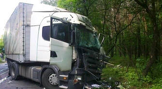 Kierowca ciężarówki nie żyje