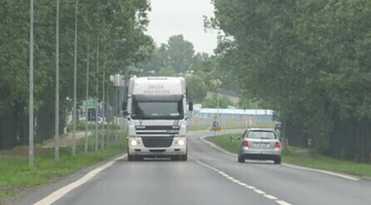 Policjanci sprawdzali trzeźwość kierowców TIR-ów