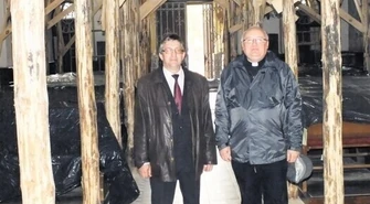 Trwa remont kościoła w Dąbrowie nad Czarną