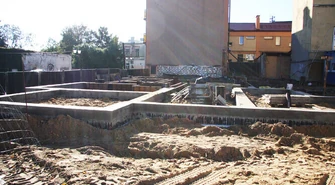 Trwa budowa bloku przy Zamurowej