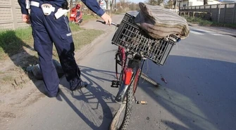 Potrącona 73-letnia rowerzystka