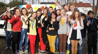 Deutsch-Wagen w szkole w Niechicach