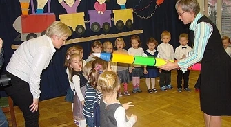 Maluchy pasowane na przedszkolaka