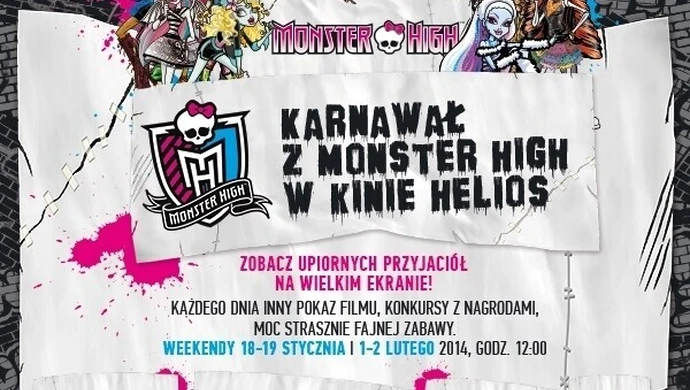 Wielki Karnawał z Monster High w sieci kin Helios!