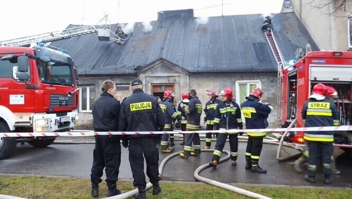 Pożar przy placu Litewskim