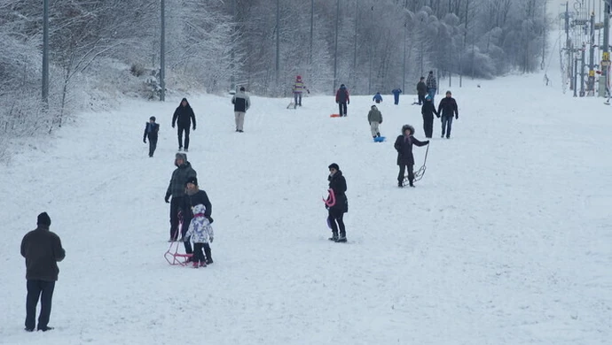 Zimowe szaleństwo na górze Kamieńsk