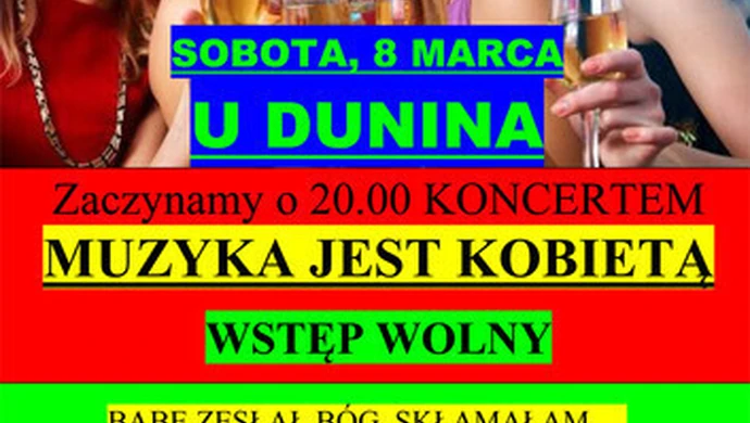 Dzień Kobiet w restauracji U Dunina