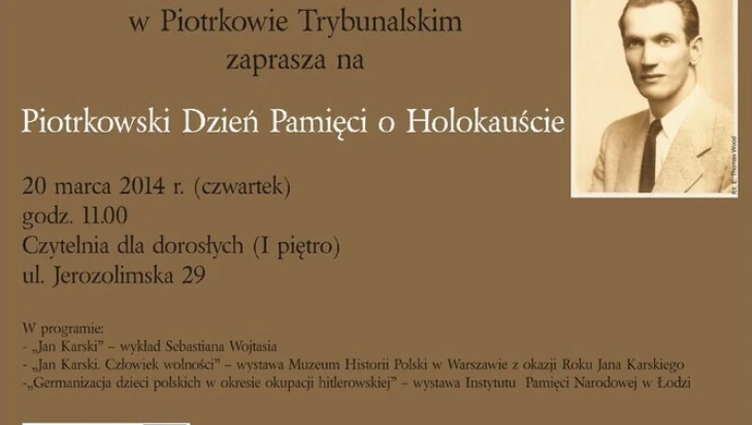 Piotrkowski Dzień Pamięci o Holokauście