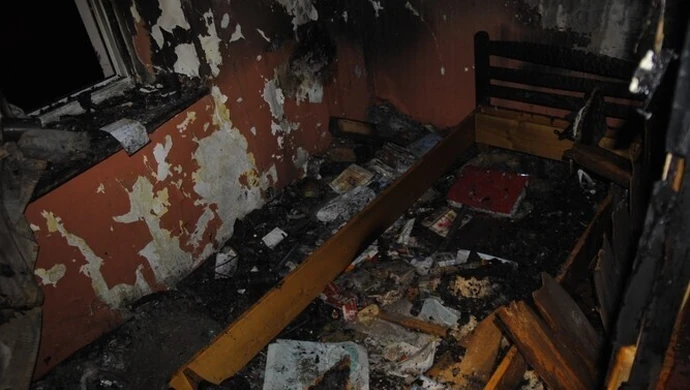 Pijany zasnął z papierosem, spowodował pożar?