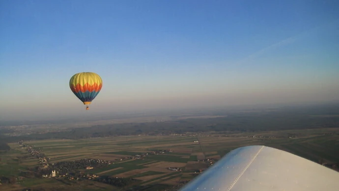 Aerostat nad Piotrkowem