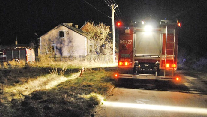 62-latek ofiarą pożaru