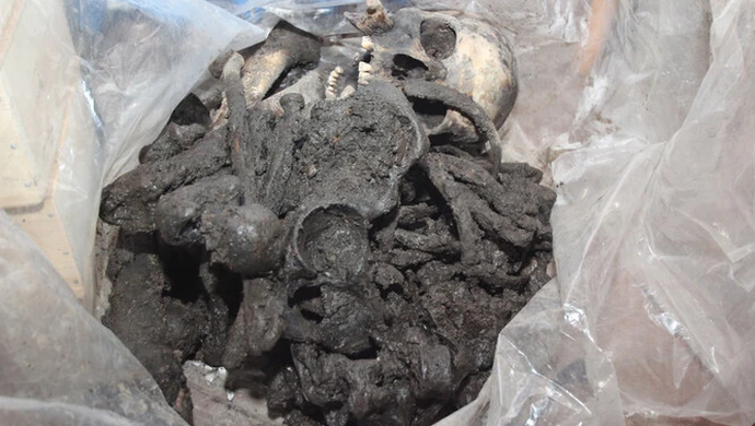 Wykopali ludzki szkielet przy "Chrobrym"