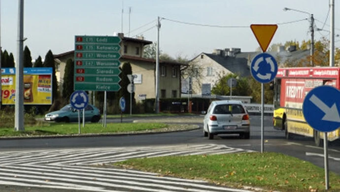 Trwają przygotowania do przebudowy ronda Sulejowskiego