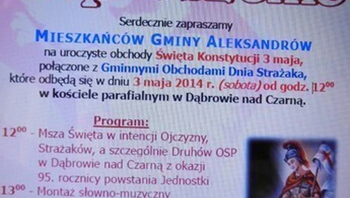 Gmina Aleksandrów. Święto Konstytucji 3 Maja