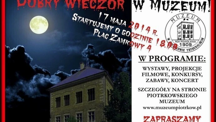 Noc Muzeów 2014 już w sobotę