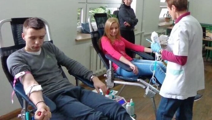 Zbierali krew dla poparzonego Michała