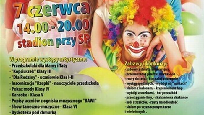 Zapraszają na „Dzień Dziecka i Rodziny” w Kamieńsku 