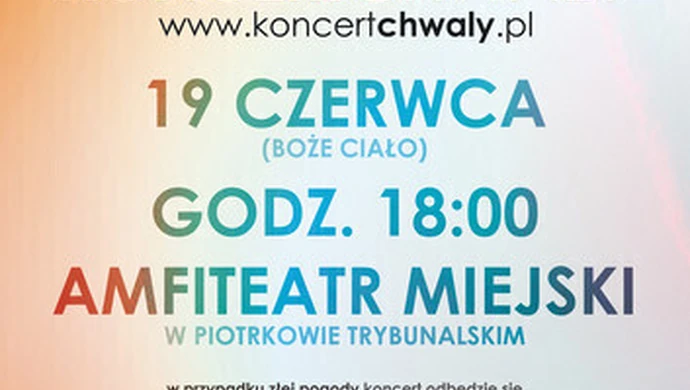 Koncert Chwały w Amfitetarze