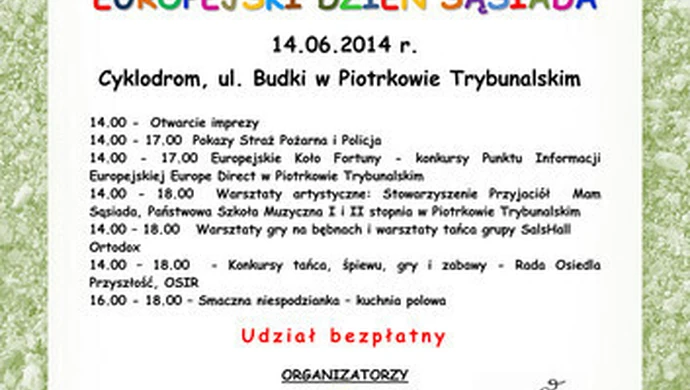 Europejski Dzień Sąsiada