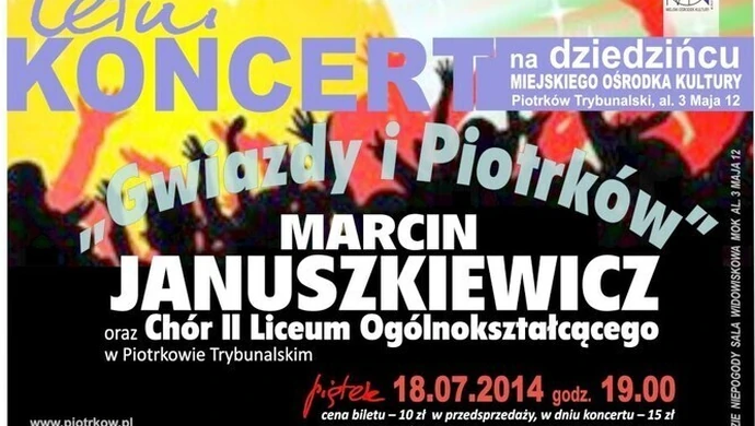 "Gwiazdy i Piotrków" - koncert Marcina Januszkiewicza 