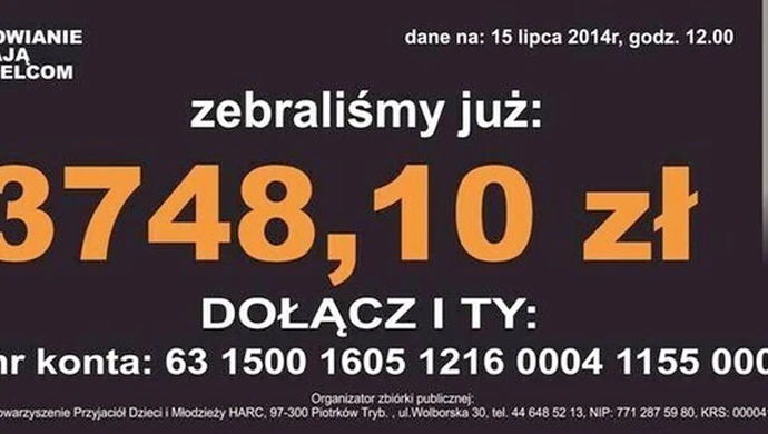 Czternaście osób już pomogło!