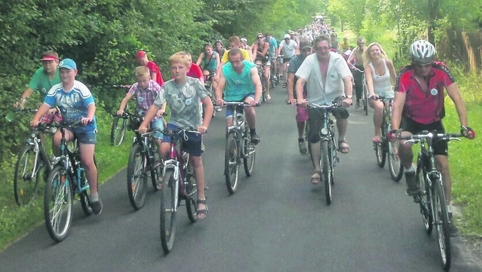 Rekordowy rajd rowerowy 