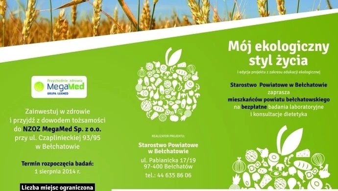 Zbadaj się za darmo, żyj ekologicznie!