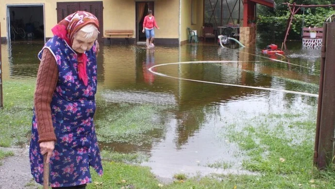 W gminach zalało posesje