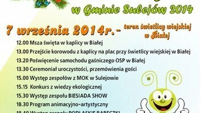 Ekologiczne dożynki w gminie Sulejów 