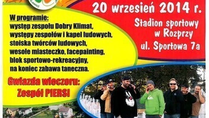 Będzie głośno, będzie radośnie... - PIERSI zagrają w Rozprzy