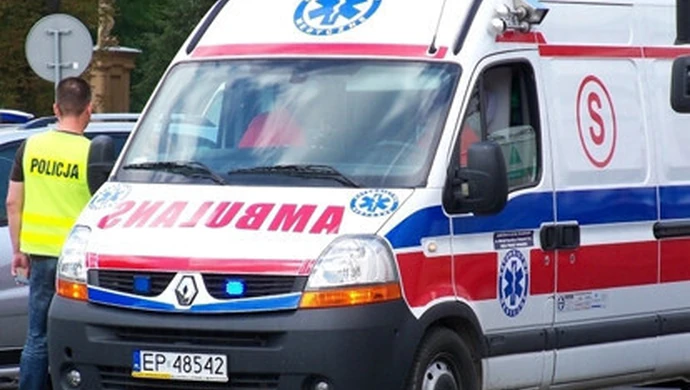 Wypadek na Wojska Polskiego. Kobieta w 9 miesiącu ciąży w szpitalu