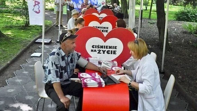 W Piotrkowie też badali serca 