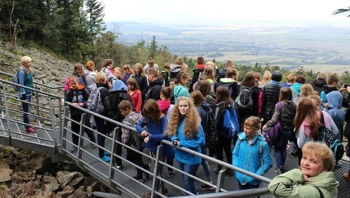 Gimnazjaliści pojechali w Góry Świętokrzyskie 