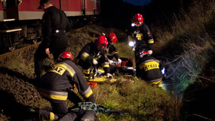 Kilkunastu rannych po zderzeniu pociągu z samochodem (ćwiczenia służb + VIDEO) 