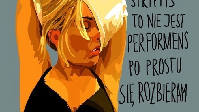 Ona po prostu się rozbiera...