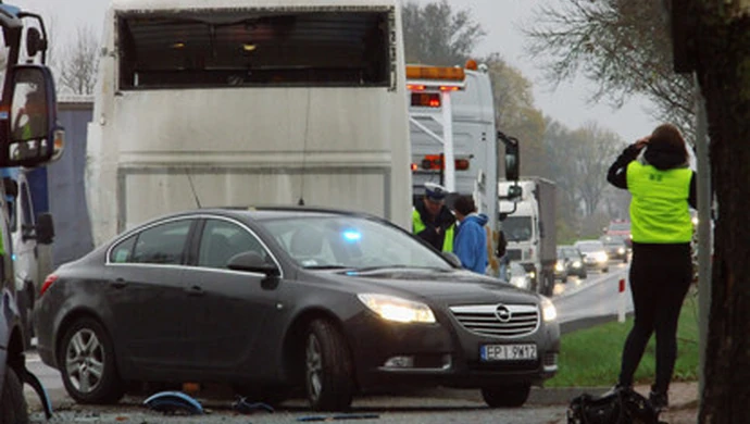 TIR zderzył się z autobusem