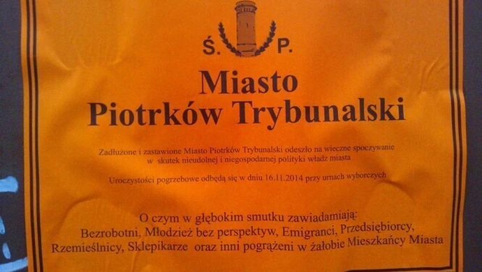 Kto ogłosił śmierć Piotrkowa?