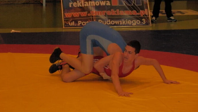 Młodzi zapaśnicy rywalizowali pod okiem mistrza