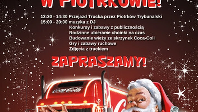 Truck Tour Świętego Mikołaja w Piotrkowie