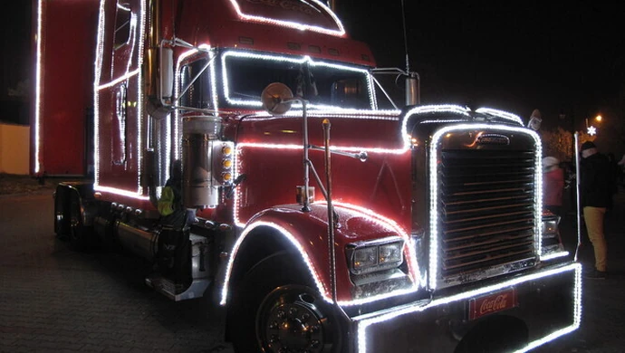 Truck Coca Coli odwiedził Piotrków