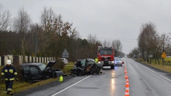 Śmiertelny wypadek na krajowej „ósemce” 