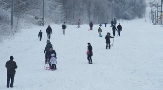 Zimowe szaleństwo na górze Kamieńsk