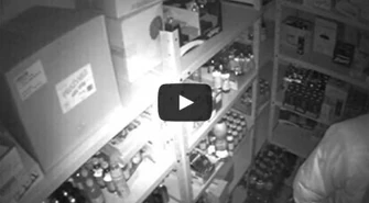 Włamywacz w "Stacyjce" - nagranie trafiło do Internetu