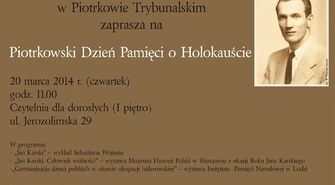 Piotrkowski Dzień Pamięci o Holokauście