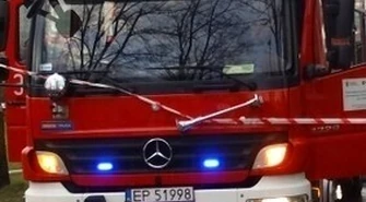 Pożar przy Wojska Polskiego - nikt nie ucierpiał