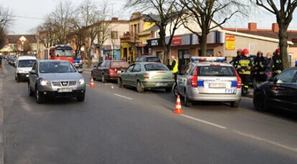 Kobieta ranna w wypadku