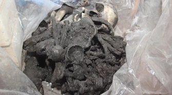 Wykopali ludzki szkielet przy "Chrobrym"