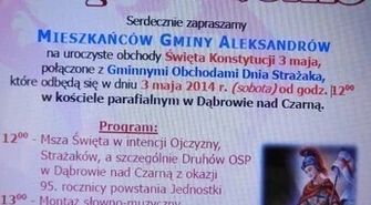 Gmina Aleksandrów. Święto Konstytucji 3 Maja