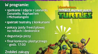 "Dzień Dziecka z Wojowniczymi Żółwiami Ninja" w Focus Mall