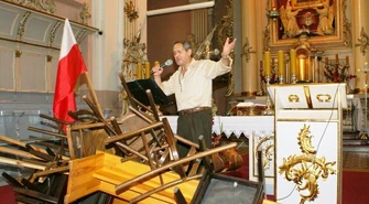 Jerzy Zelnik w Kolegiacie Wolborskiej